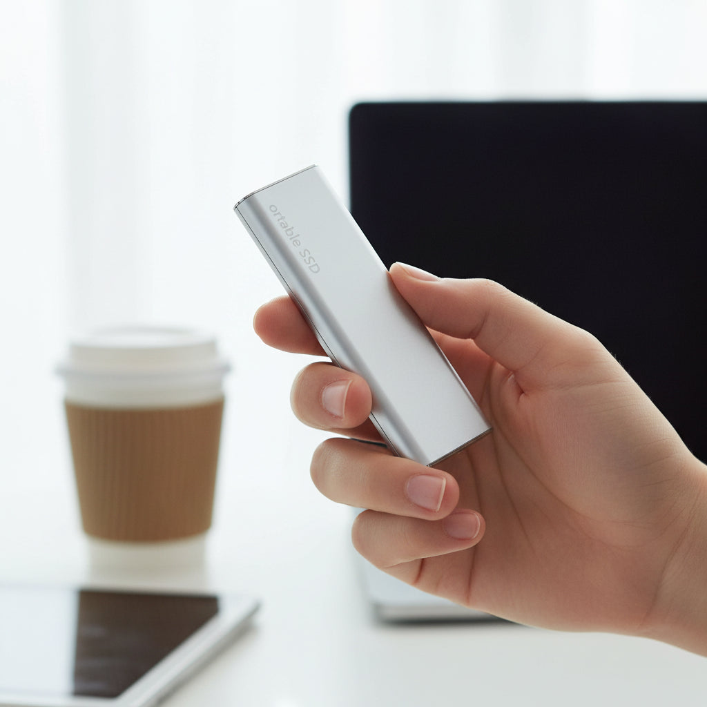 SSD portatile sottile da 4TB con USB-C