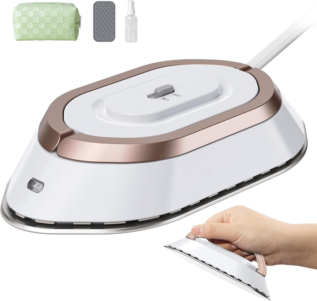 Dual-Voltage Compact Travel Iron — Lightweight, Portable