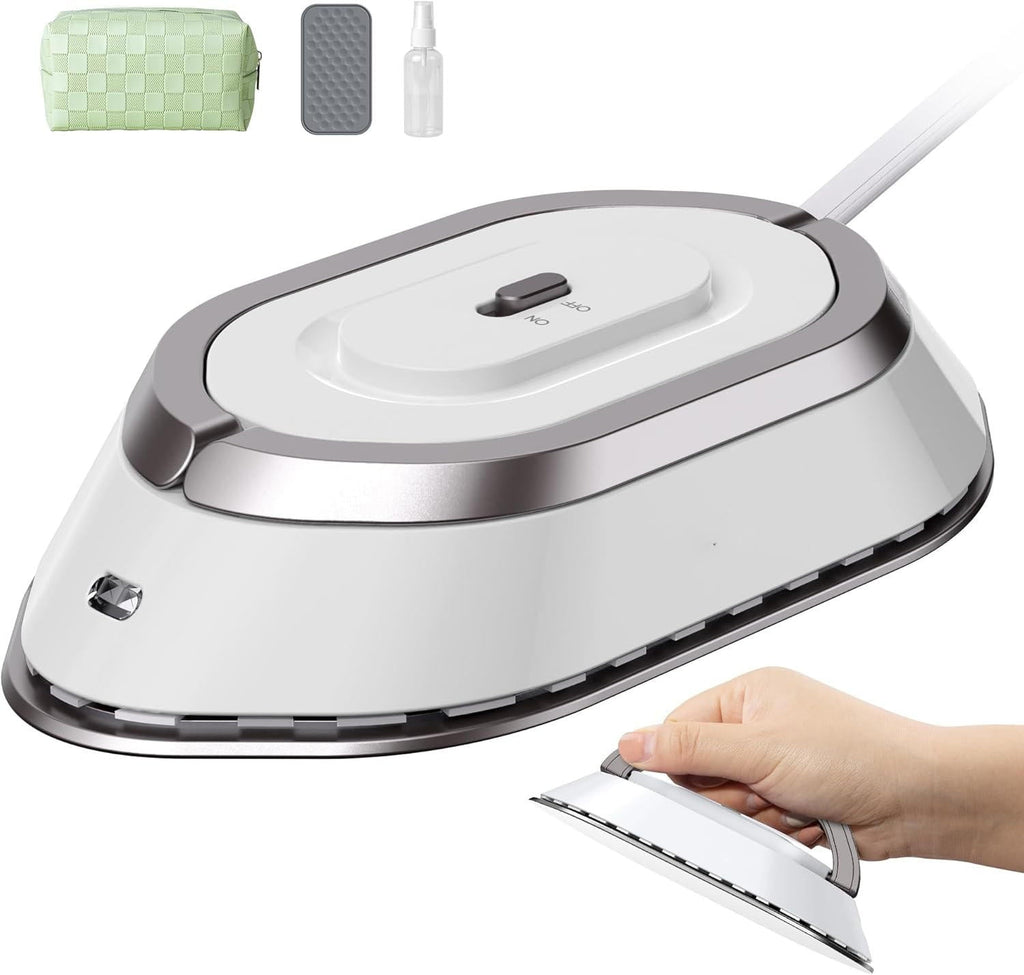 Dual-Voltage Compact Travel Iron — Lightweight, Portable