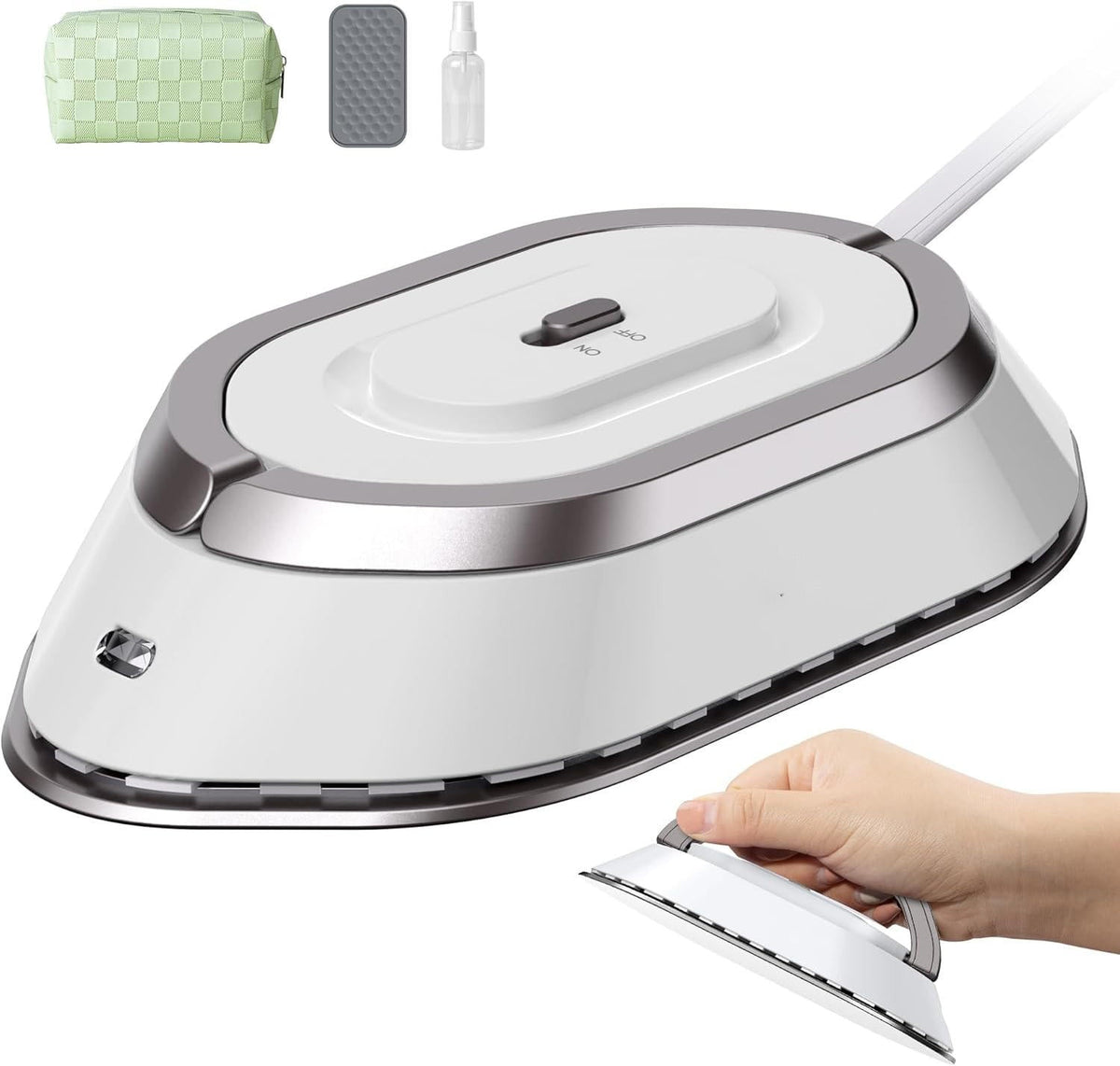 Dual-Voltage Compact Travel Iron — Lightweight, Portable