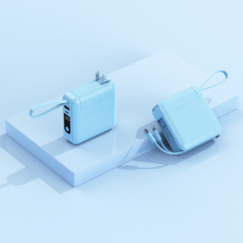 Slim Type C Wall Charger — Dual USB Ports, Smart Charge Technology