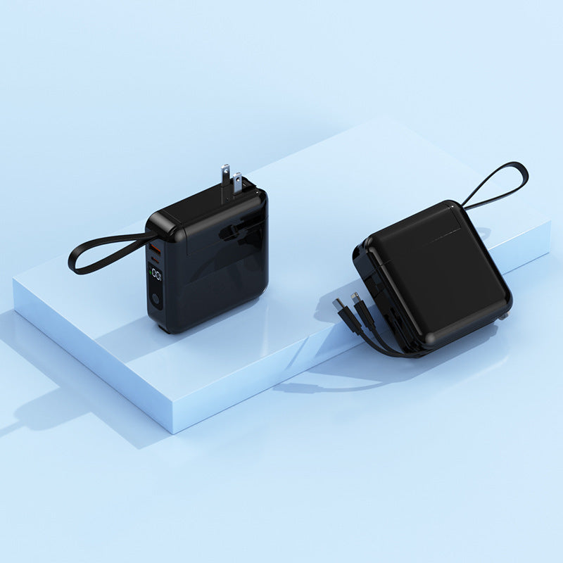 Slim Type C Wall Charger — Dual USB Ports, Smart Charge Technology