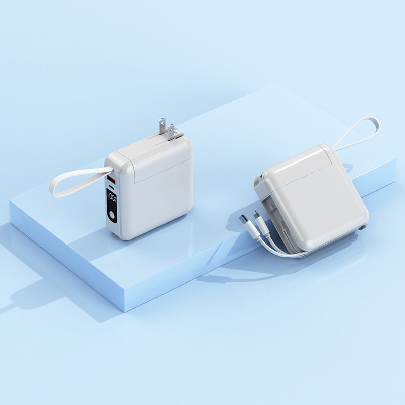 Slim Type C Wall Charger — Dual USB Ports, Smart Charge Technology