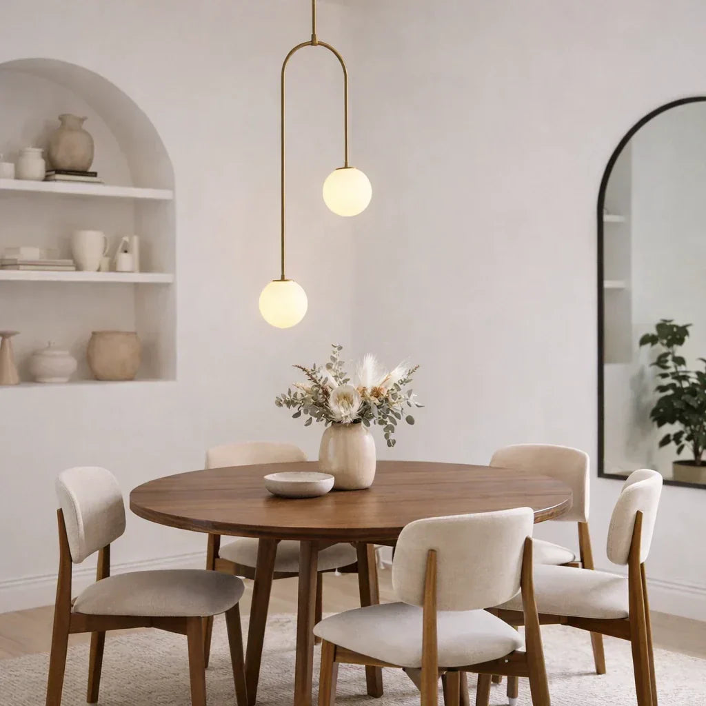 Modern Globe Pendant Light For Contemporary Interiors Ideal For Living Areas And Other Living Spaces