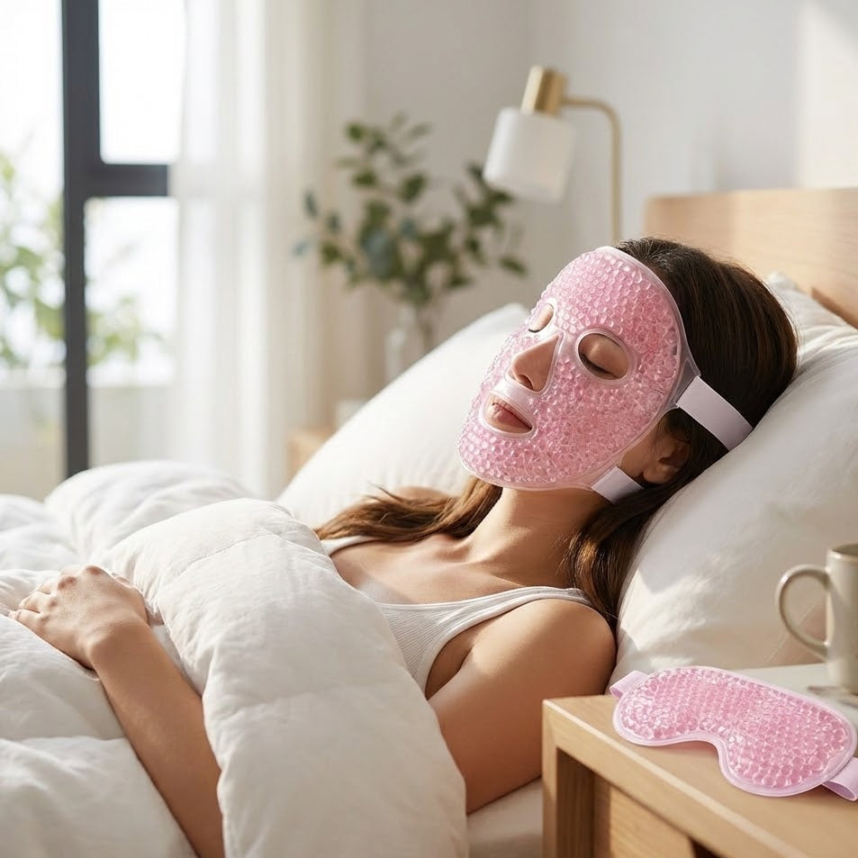 Masque rafraîchissant pour les yeux Calm Skin — coussinet contour des yeux à base de gel