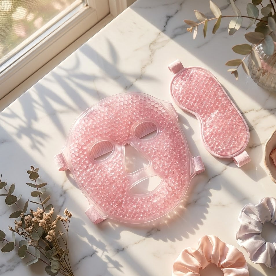 Masque rafraîchissant pour les yeux Calm Skin — coussinet contour des yeux à base de gel
