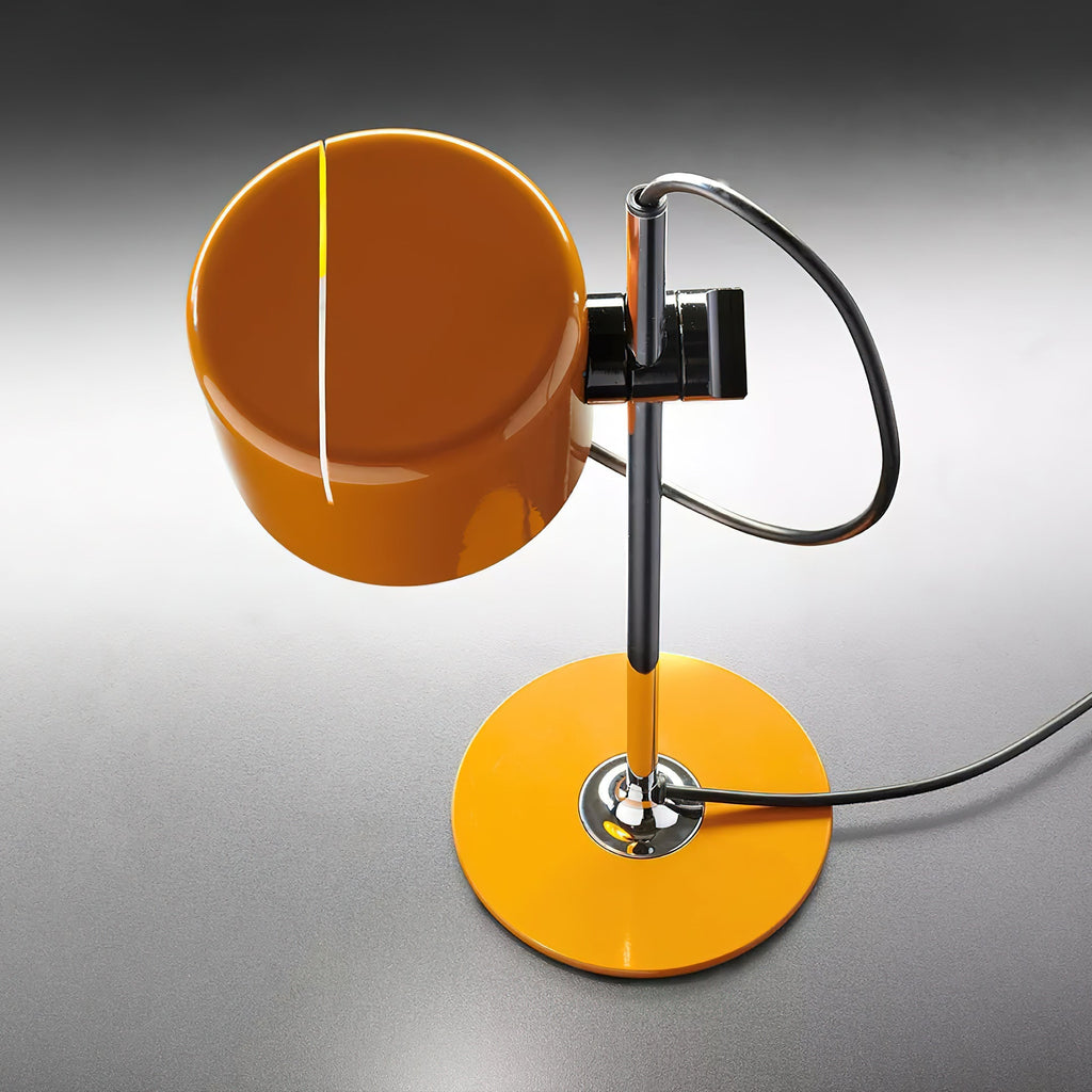 Industrial Metal Desk Lamp With Adjustable Arm And Multi-Directional Lighting