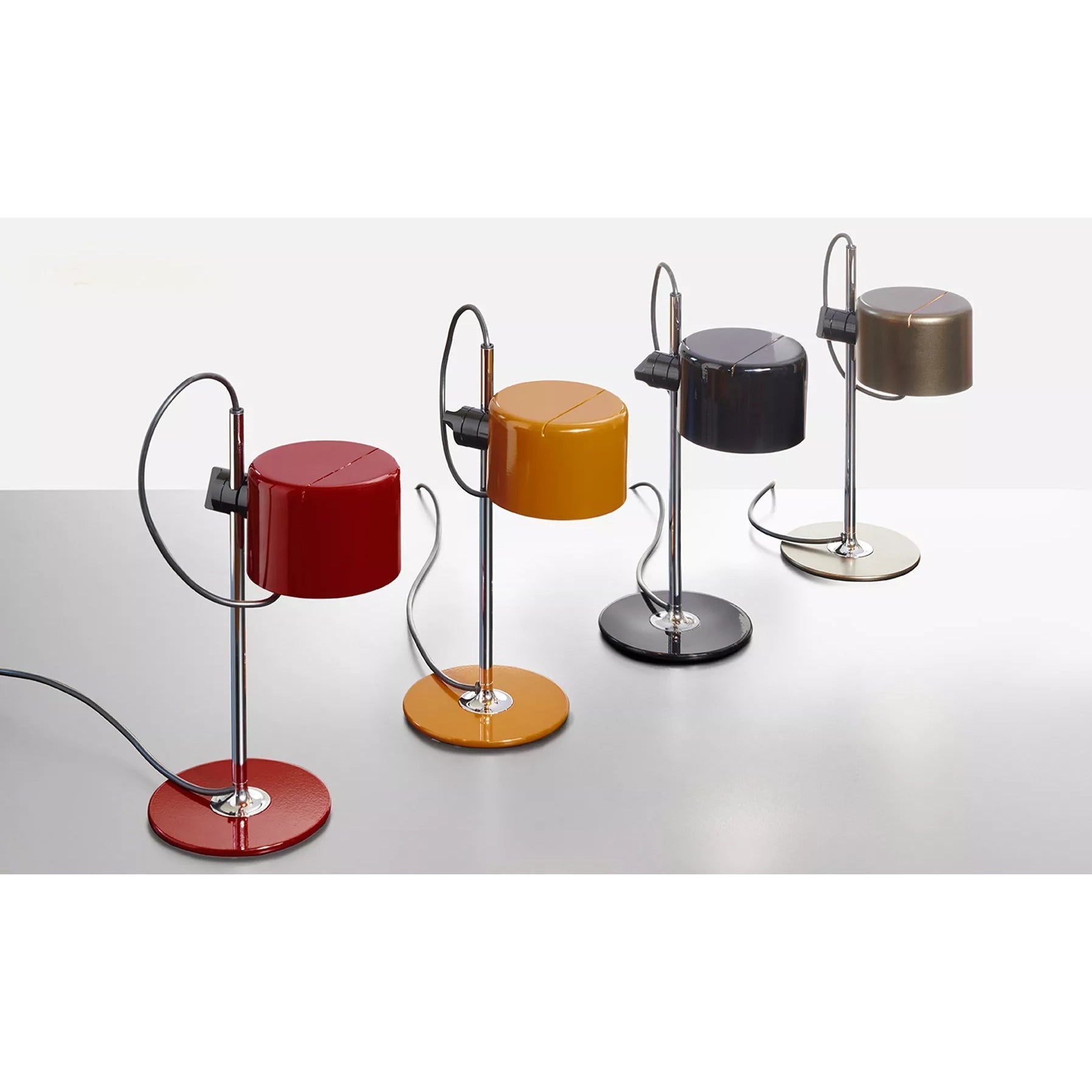 Industrial Metal Desk Lamp With Adjustable Arm And Multi-Directional Lighting