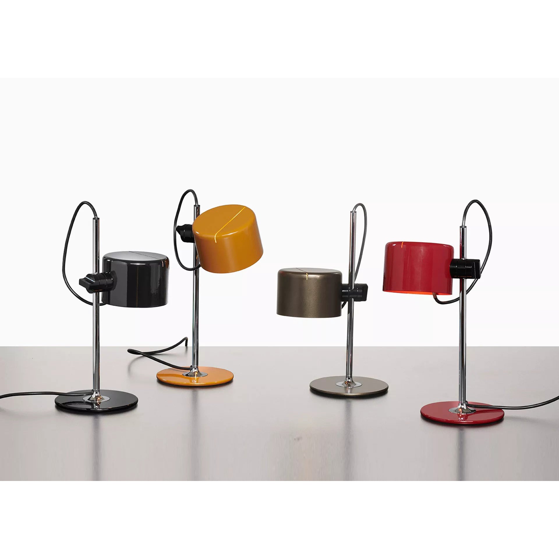Industrial Metal Desk Lamp With Adjustable Arm And Multi-Directional Lighting