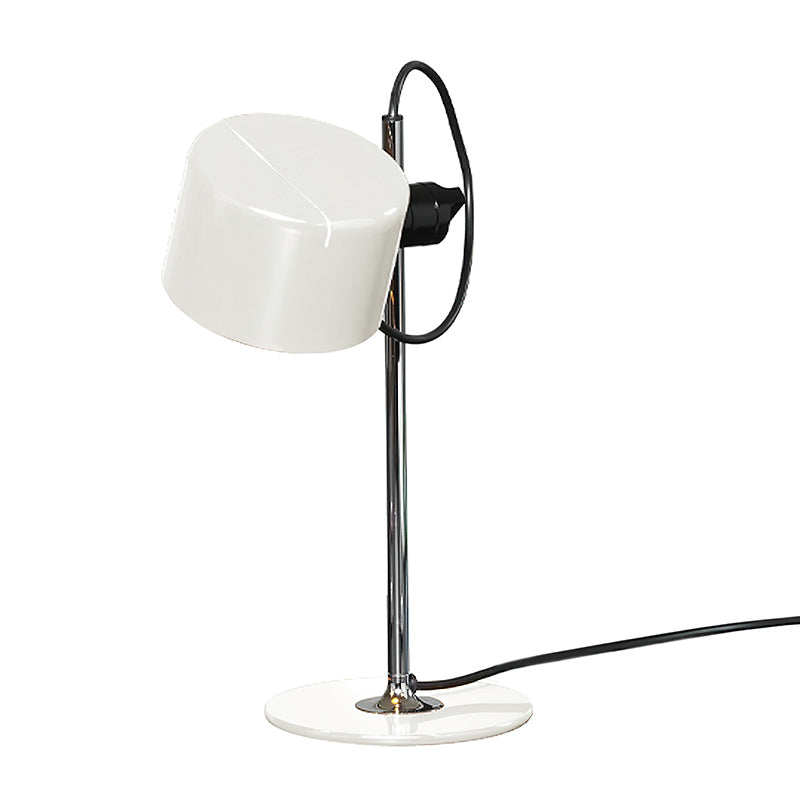 Industrial Metal Desk Lamp With Adjustable Arm And Multi-Directional Lighting