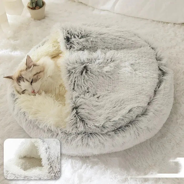 Nadměrně velký pelíšek pro psy Cozy Haven — protiskluzová základna, plyšový povrch