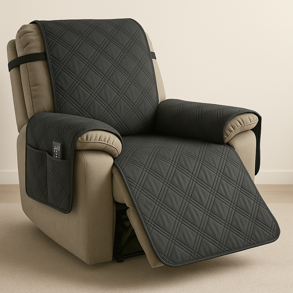 Ka mostore knusse relaxfauteuilhoes voor thuis — waterdichte zitbeschermer, antislipachterkant