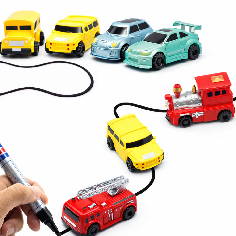 Inductive Line Following Car — Drawing Pen Kit, Ages 3+