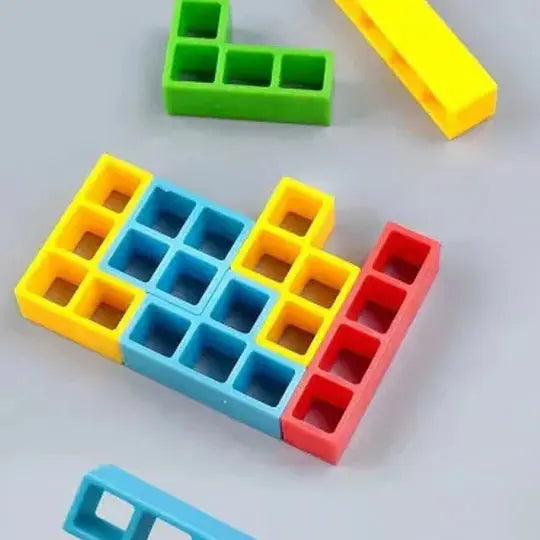 Magnetisches Tetris-Puzzle - stapelbare Balanceblöcke
