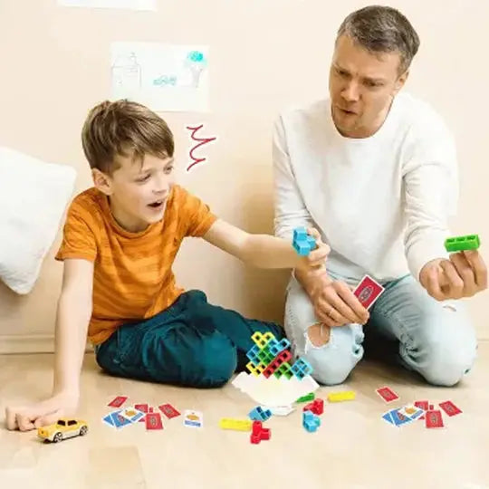 Magnetisches Tetris-Puzzle - stapelbare Balanceblöcke