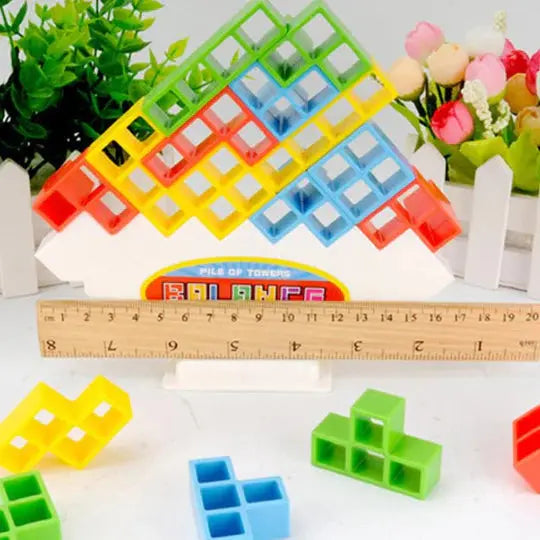 Magnetisches Tetris-Puzzle - stapelbare Balanceblöcke