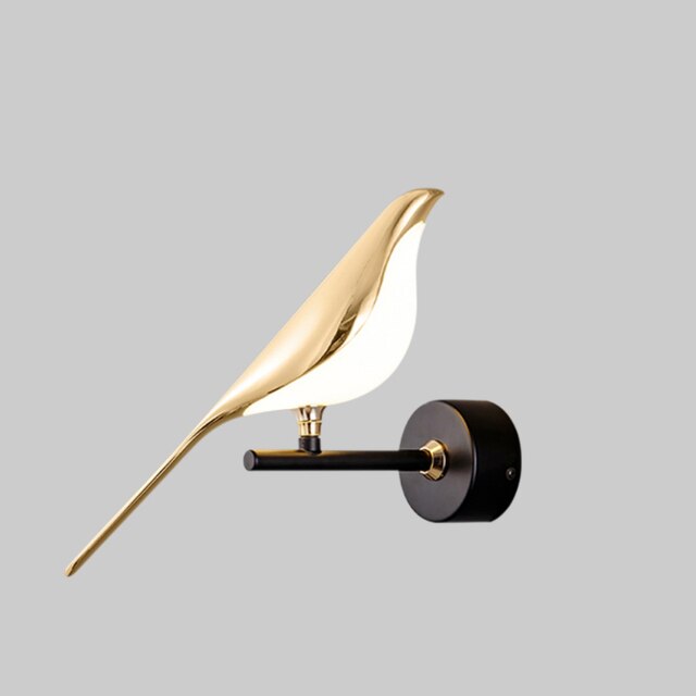 Bird Design LED Wall Light With Magnetic Rotatable Design For Living Rooms