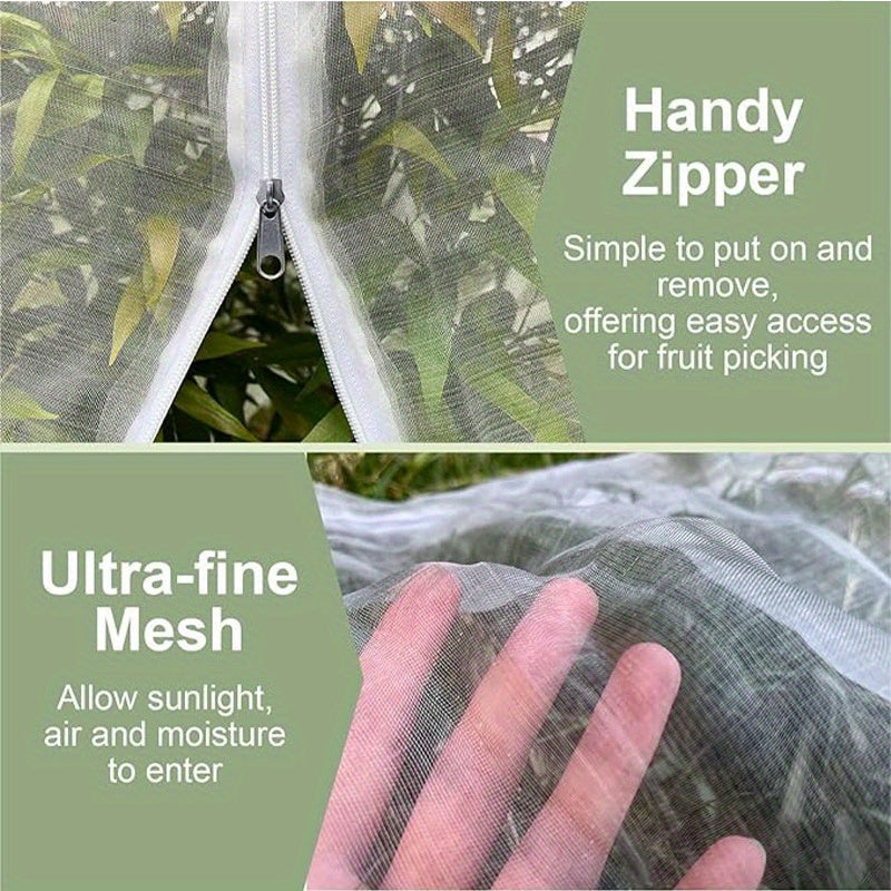 Sacs en maille respirante Cropshield pour fruits — Fermeture à cordon, lien de serrage