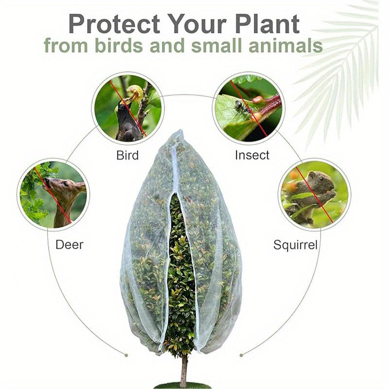 Sacs en maille respirante Cropshield pour fruits — Fermeture à cordon, lien de serrage