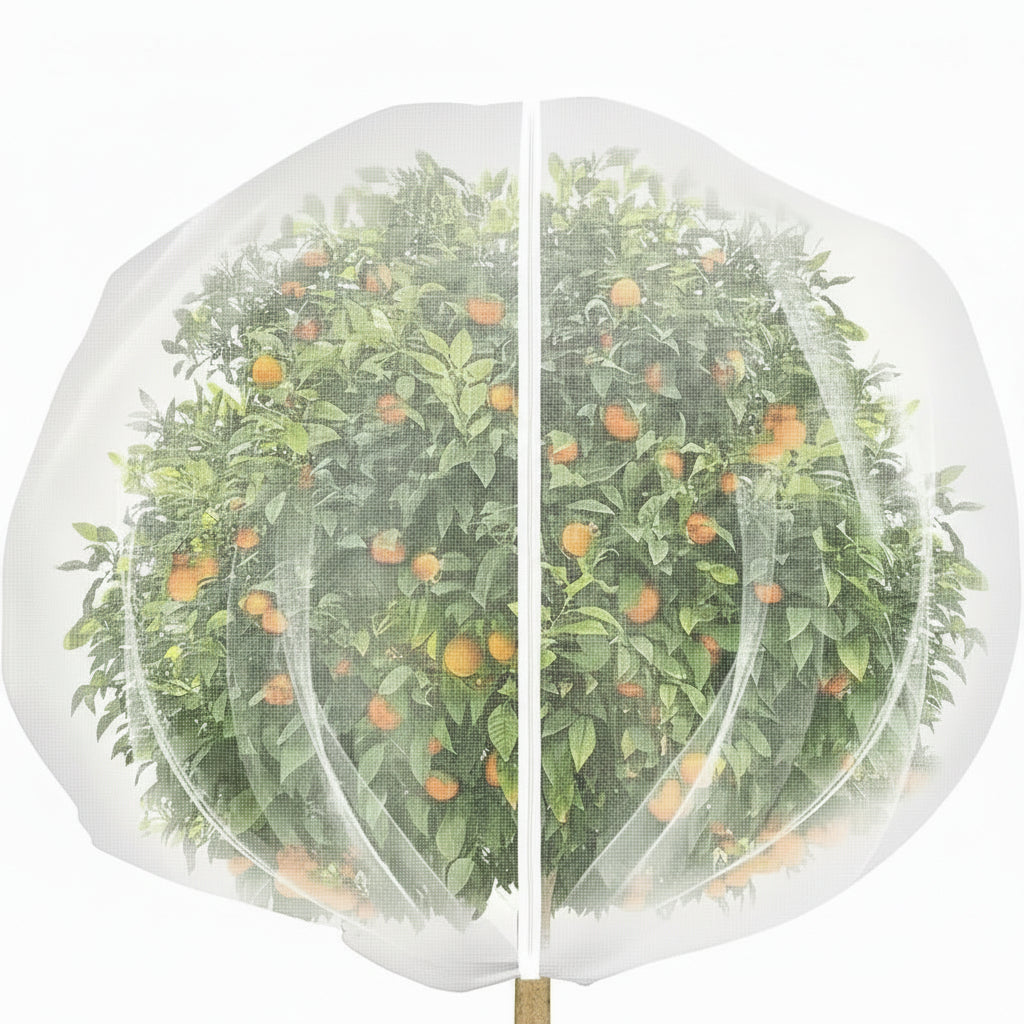 Sacs en maille respirante Cropshield pour fruits — Fermeture à cordon, lien de serrage