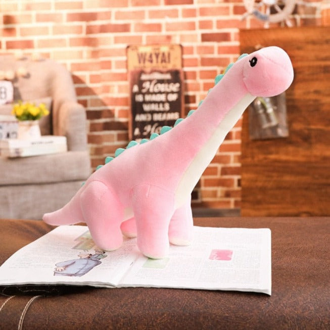Diplodocus-bamse — Avlang design, tett fylling, står oppreist