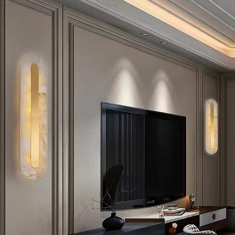 Lyra Marble Wall Light With Timeless Glow For Elegant Ambience Available In Four Styles