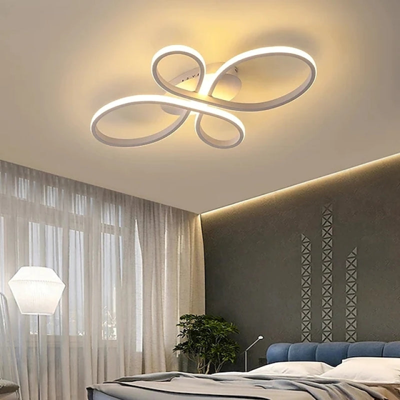 LumaNova Multi Ring LED Ceiling Lamp With Dimmer For Living Rooms And Studies And Bedrooms