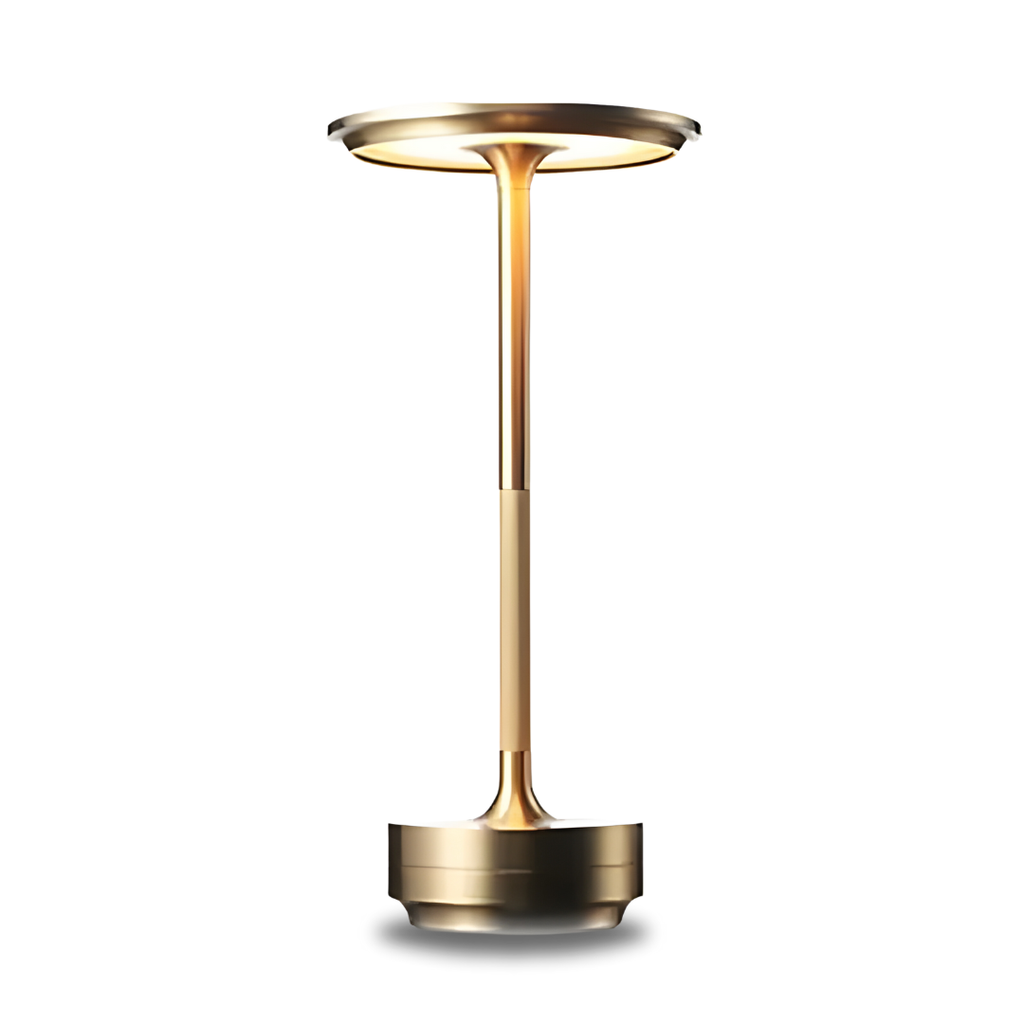 DIMAVIA Rechargeable Aluminum LED Table Lamp — Cordless Touch Control, Adjustable Brightness