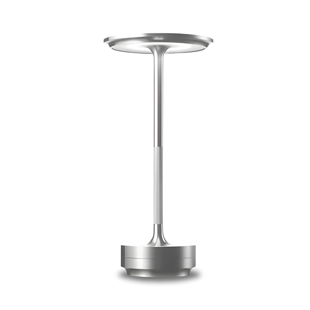 DIMAVIA Rechargeable Aluminum LED Table Lamp — Cordless Touch Control, Adjustable Brightness
