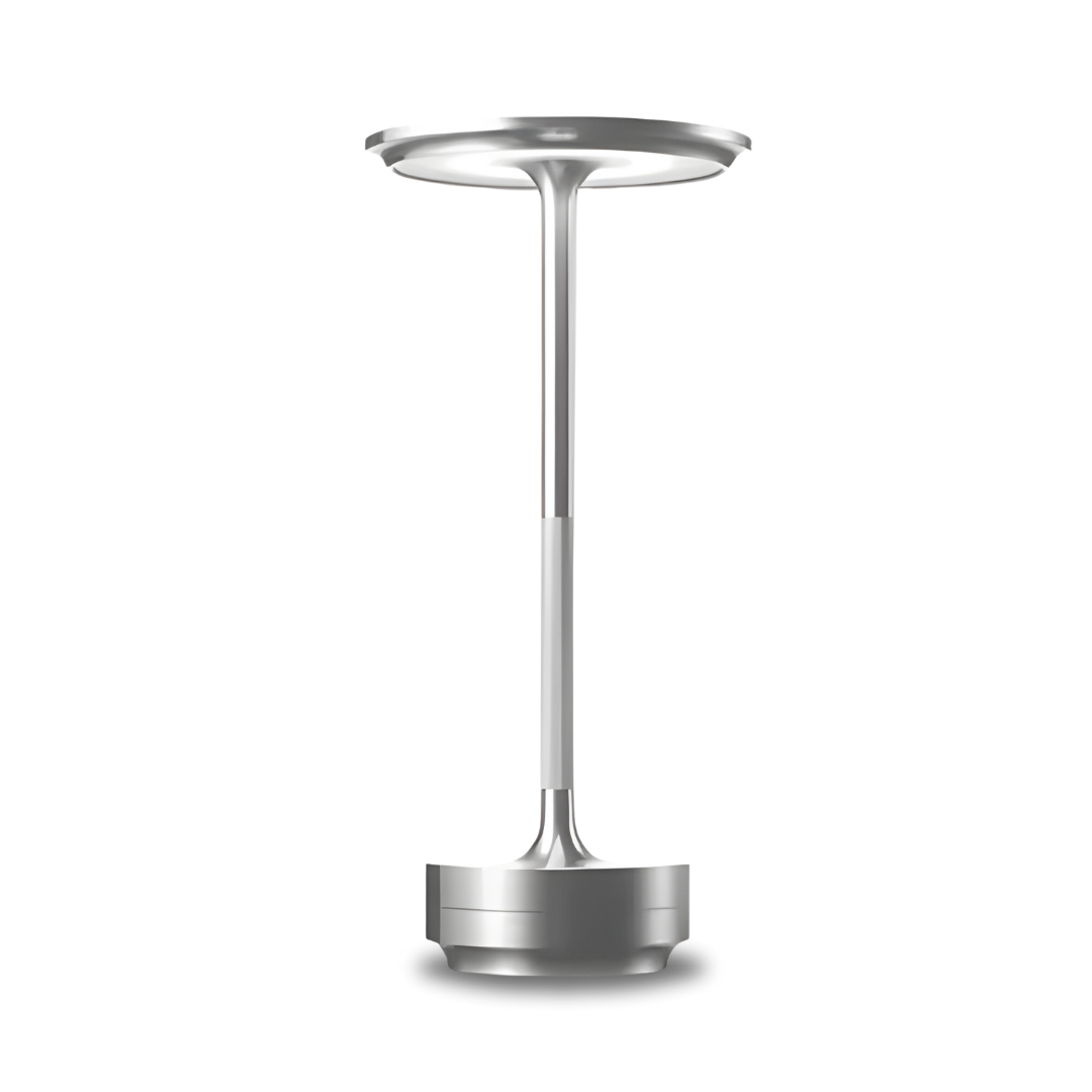 DIMAVIA Rechargeable Aluminum LED Table Lamp — Cordless Touch Control, Adjustable Brightness