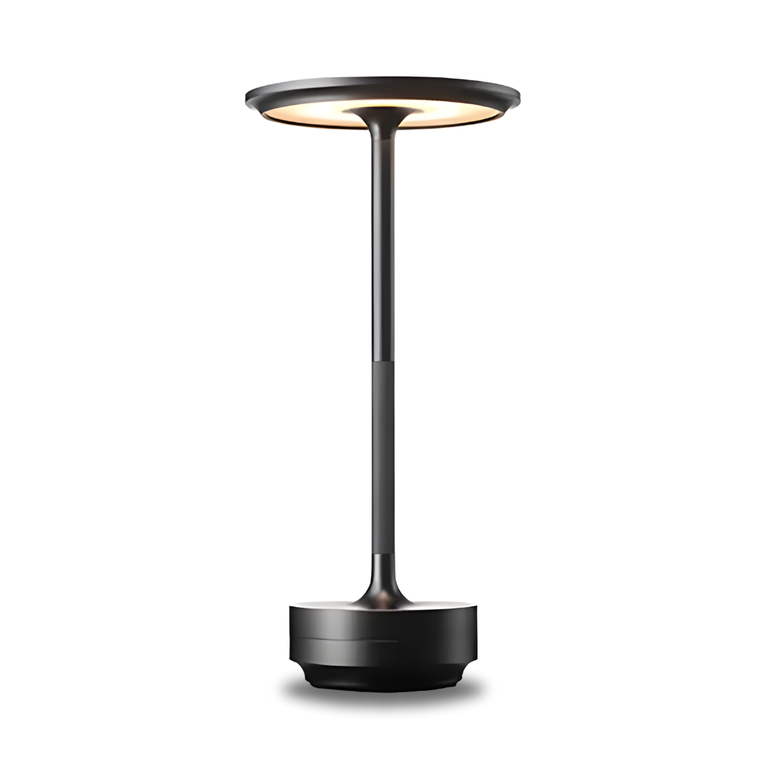 DIMAVIA Rechargeable Aluminum LED Table Lamp — Cordless Touch Control, Adjustable Brightness