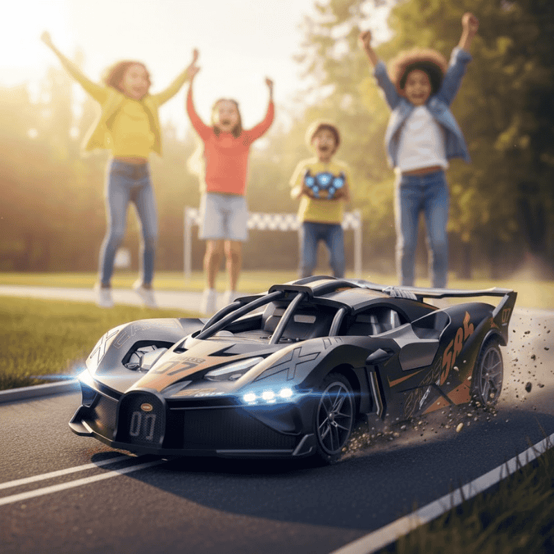 AeroPulse Electric RC Racing Car — 15 km/h Speed, 2.4 GHz Remote, Shockproof Chassis