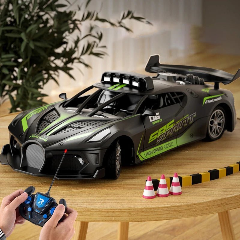 AeroPulse Electric RC Racing Car — 15 km/h Speed, 2.4 GHz Remote, Shockproof Chassis