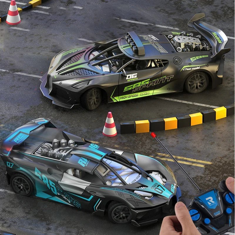 AeroPulse Electric RC Racing Car — 15 km/h Speed, 2.4 GHz Remote, Shockproof Chassis