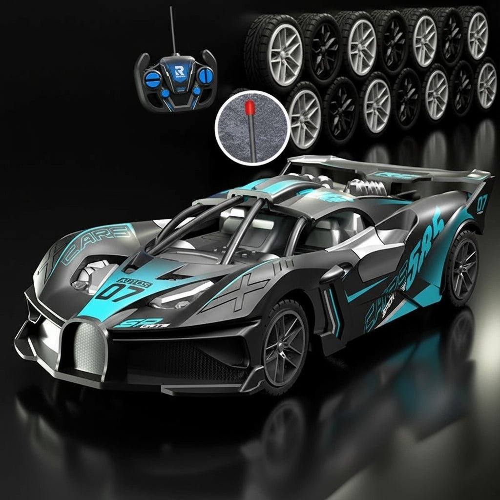 AeroPulse Electric RC Racing Car — 15 km/h Speed, 2.4 GHz Remote, Shockproof Chassis