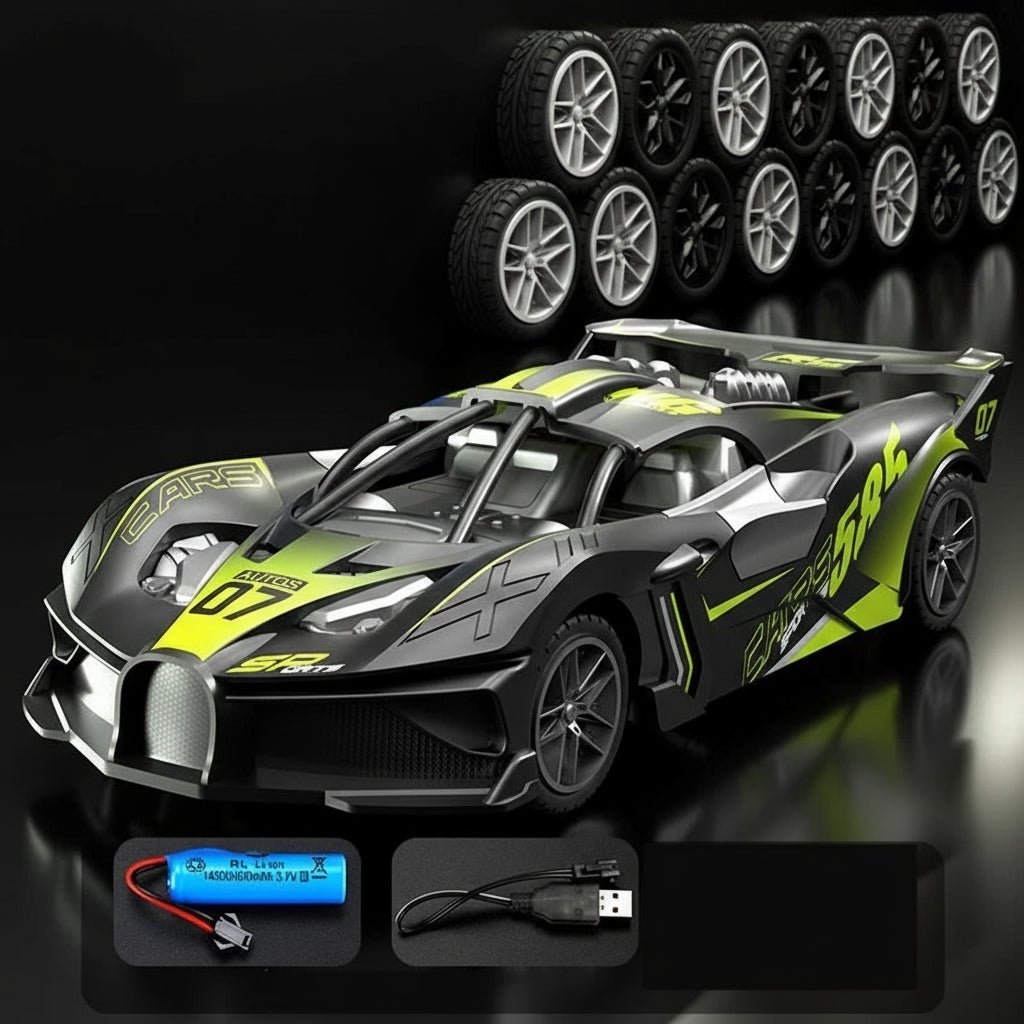 AeroPulse Electric RC Racing Car — 15 km/h Speed, 2.4 GHz Remote, Shockproof Chassis