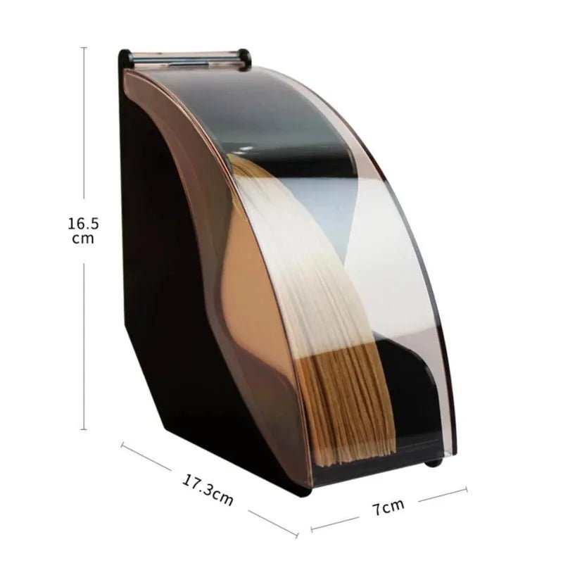 Soporte moderno para filtros de café BrewNest para vertido manual — Cubierta de acrílico
