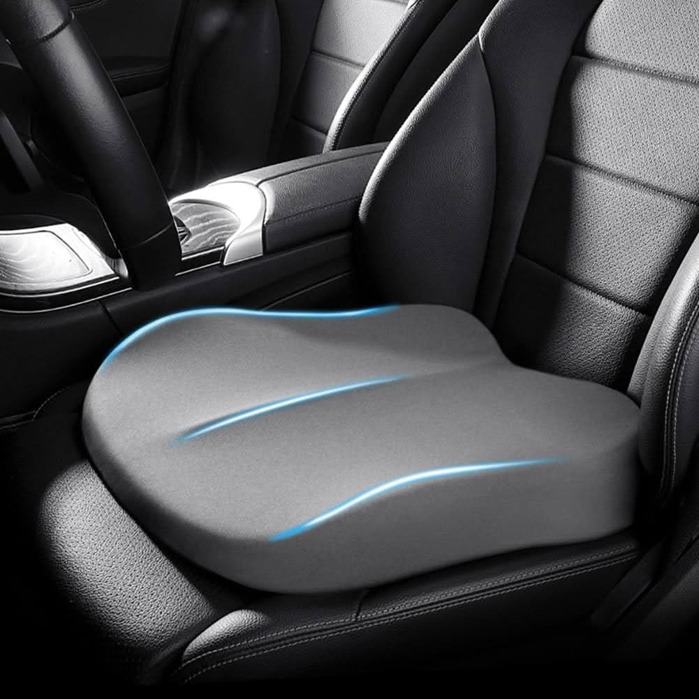 Cojín ergonómico para asiento de automóvil VistaLift — elevación del asiento y soporte para la espalda y la cadera