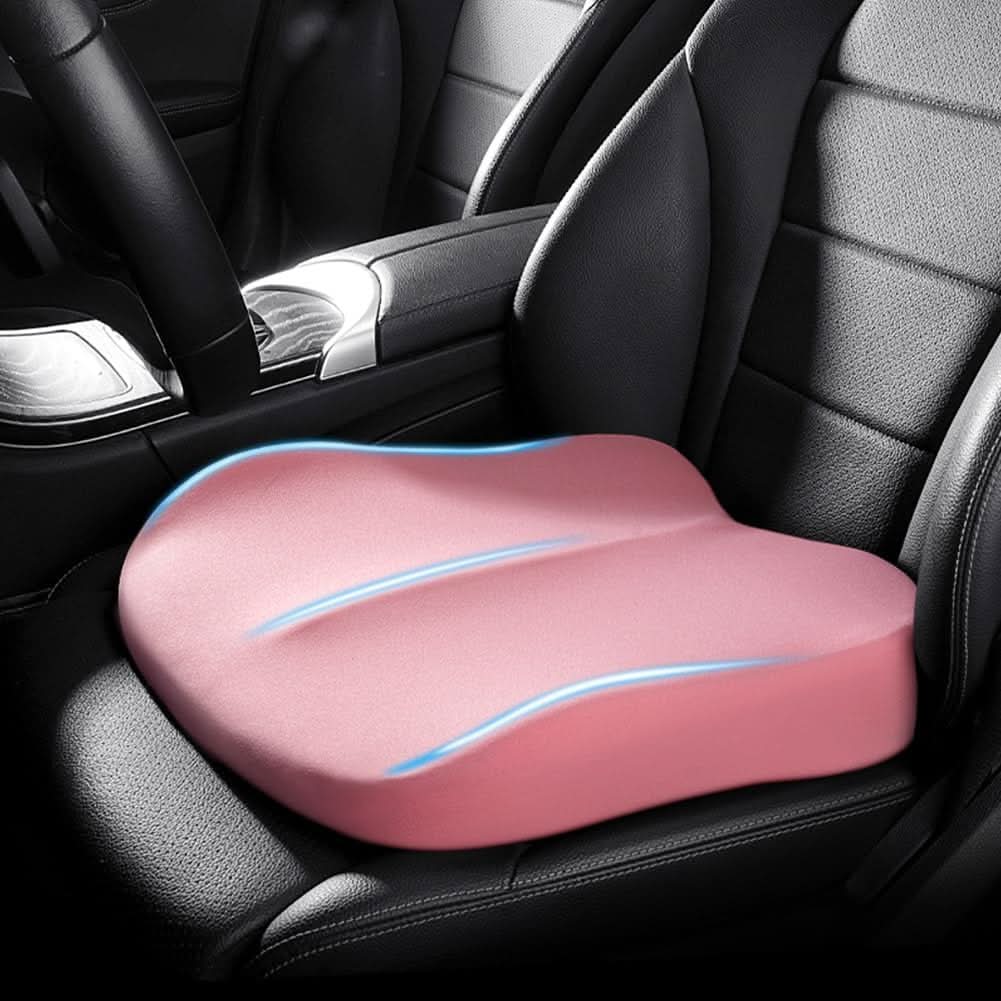 Cojín ergonómico para asiento de automóvil VistaLift — elevación del asiento y soporte para la espalda y la cadera