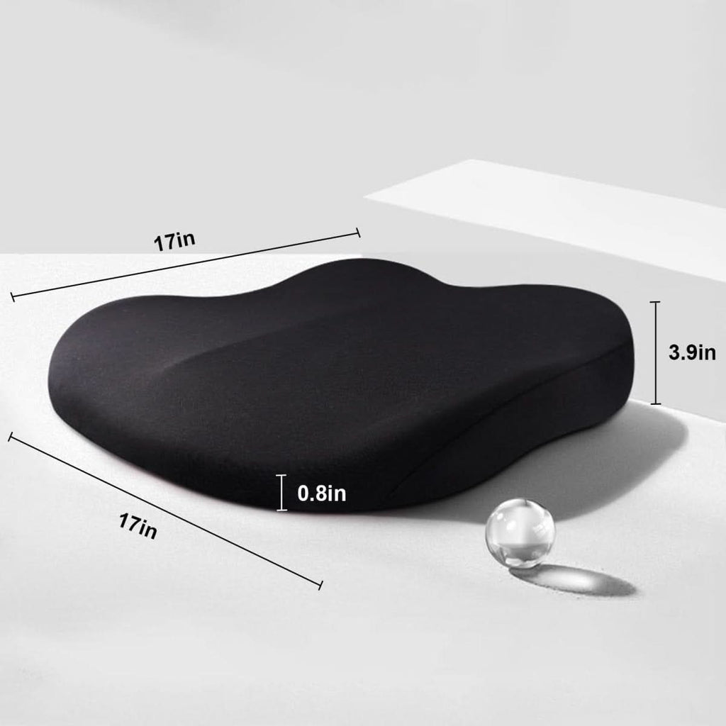 Cojín ergonómico para asiento de automóvil VistaLift — elevación del asiento y soporte para la espalda y la cadera