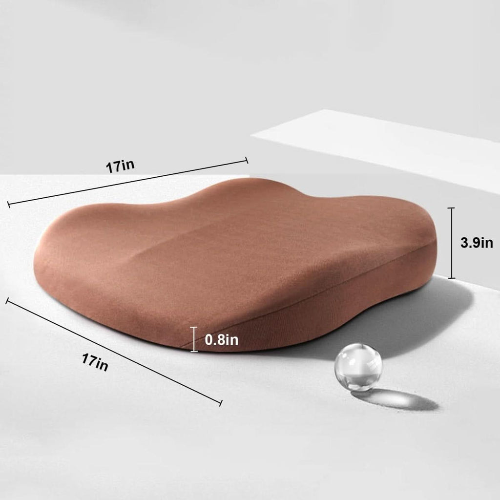 Cojín ergonómico para asiento de automóvil VistaLift — elevación del asiento y soporte para la espalda y la cadera