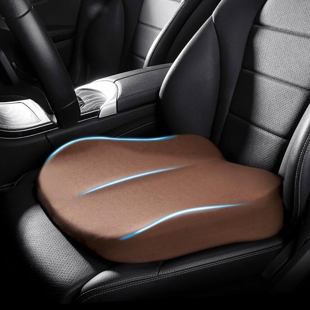 Cojín ergonómico para asiento de automóvil VistaLift — elevación del asiento y soporte para la espalda y la cadera