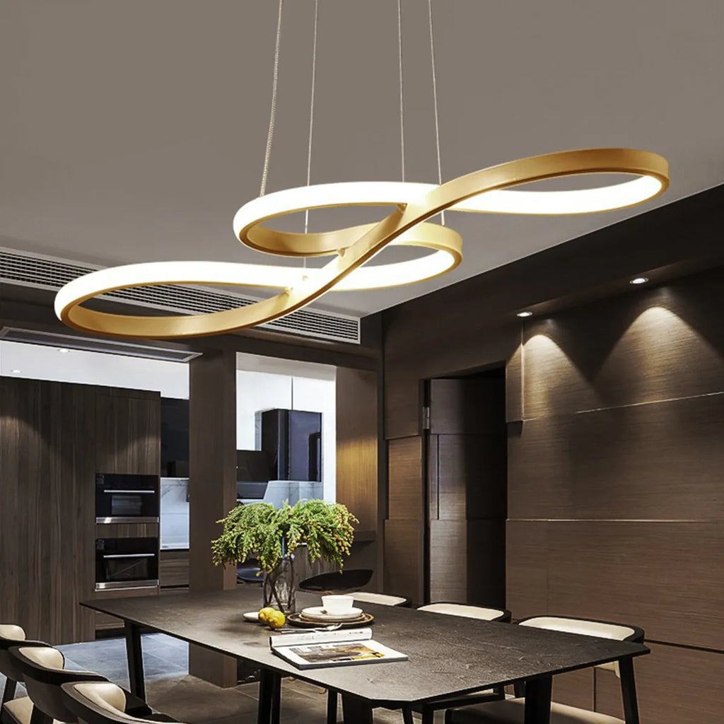 Aeronis Nordic Inspired Pendant Chandelier In Alloy For Modern Ceiling Lighting Fixture
