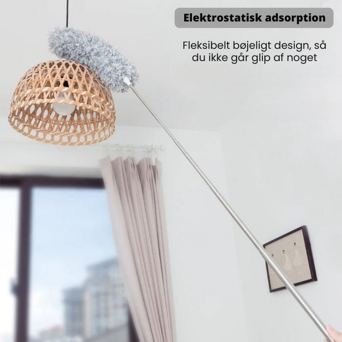 Extendable Telescopic Duster Reaches Up To 2.8 Meters For High Ceilings And Corners