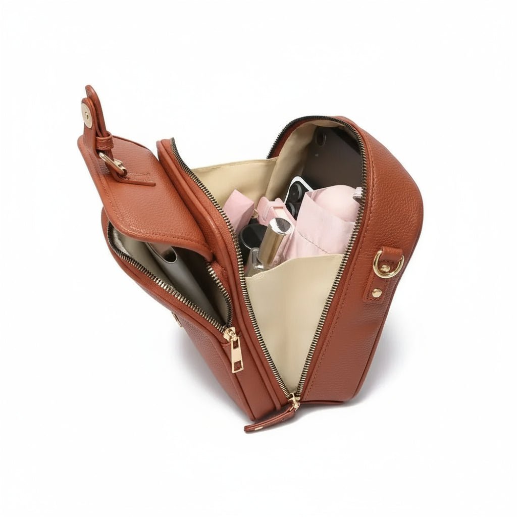 Každodenní crossbody taška Dayguard — nastavitelný popruh, prostorné uspořádání úložného prostoru