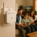 Wzmacniacz sygnału WiFi 5G dwuzakresowy 300 Mbps z zasięgiem do 1000 stóp i funkcją WPS