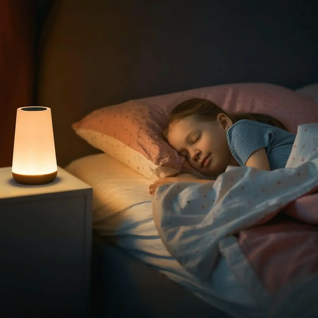 Lumina Nest dimbar bærbar nattlampe — berøringssensor og fjernkontroll