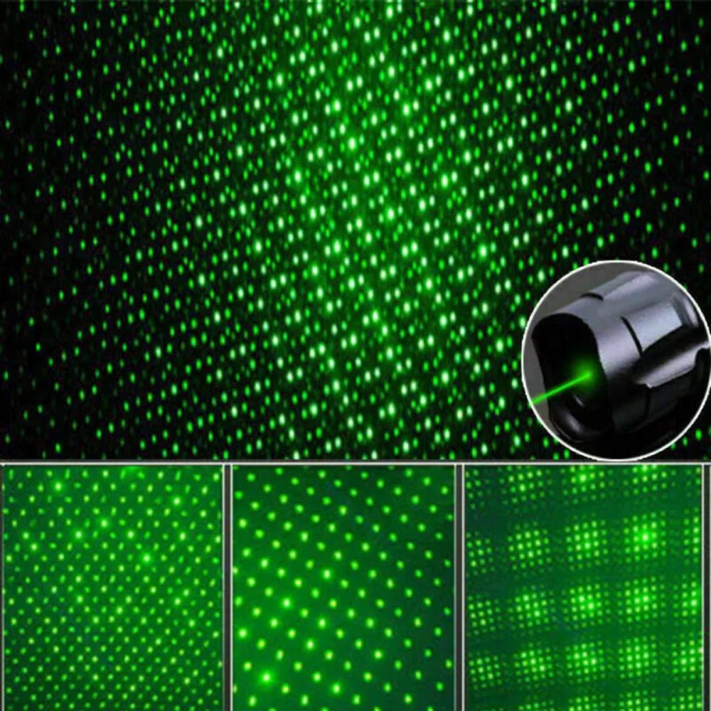 Ekologinen USB-ladattava vihreä laserosoitin — kompakti kirkas 532nm:n säde