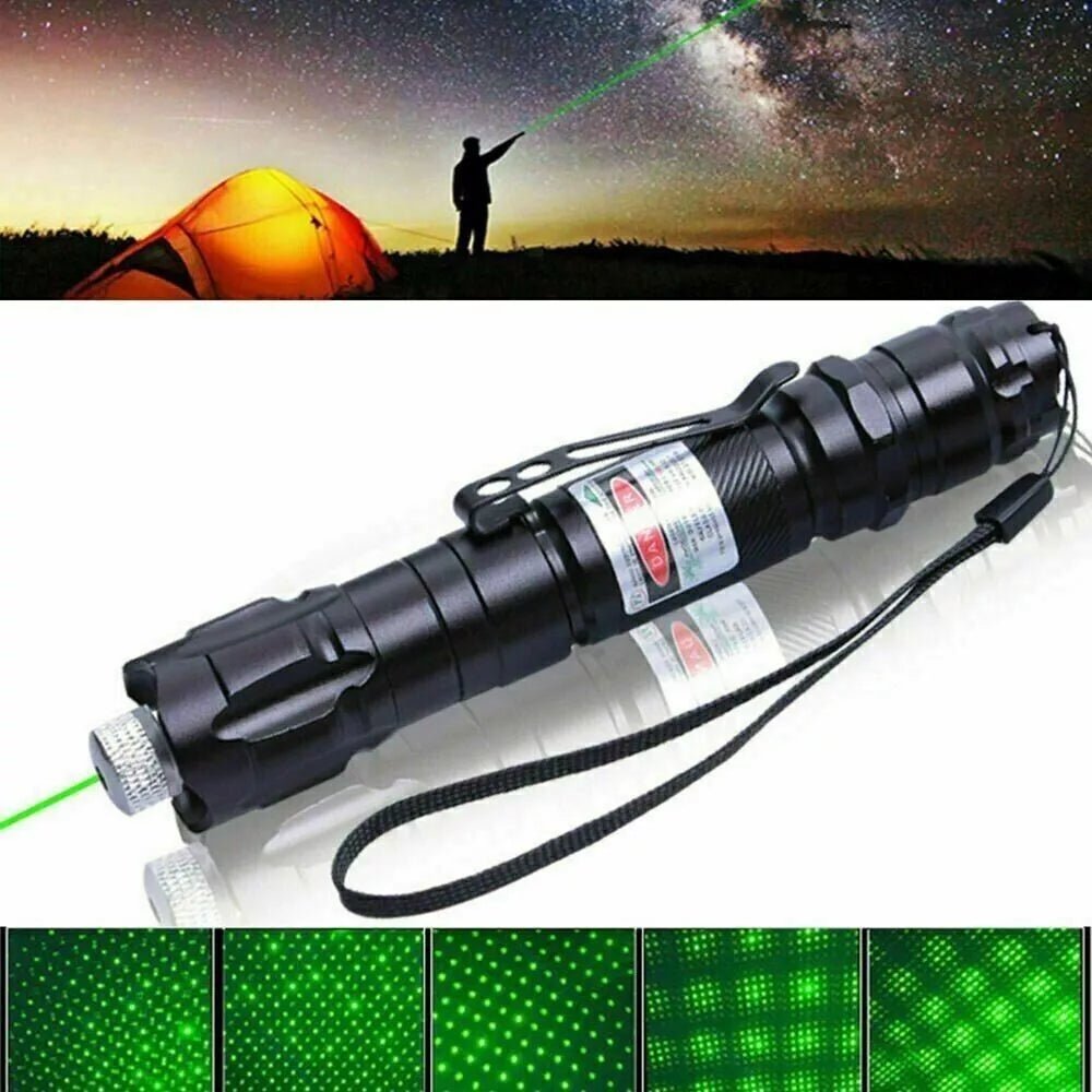Ekologinen USB-ladattava vihreä laserosoitin — kompakti kirkas 532nm:n säde