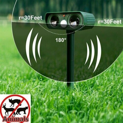 EcoGuard Solar Motion-Activated Ultrasonic Animal Deterrent